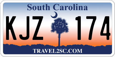 SC license plate KJZ174