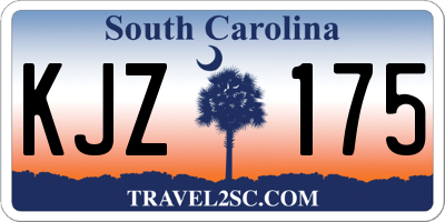 SC license plate KJZ175