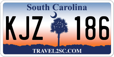SC license plate KJZ186