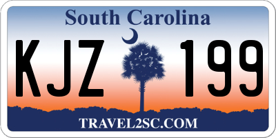 SC license plate KJZ199