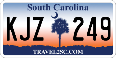 SC license plate KJZ249