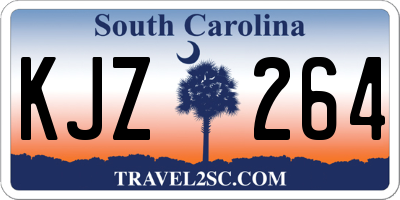 SC license plate KJZ264