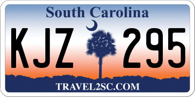 SC license plate KJZ295