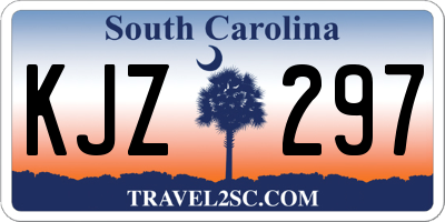 SC license plate KJZ297