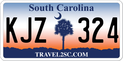 SC license plate KJZ324