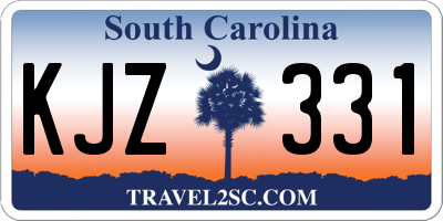 SC license plate KJZ331