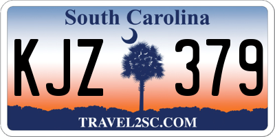 SC license plate KJZ379