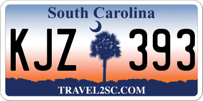 SC license plate KJZ393