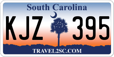 SC license plate KJZ395