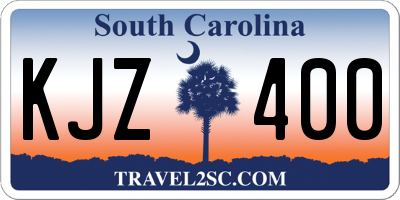 SC license plate KJZ400