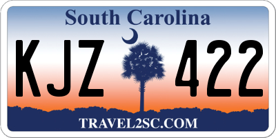 SC license plate KJZ422