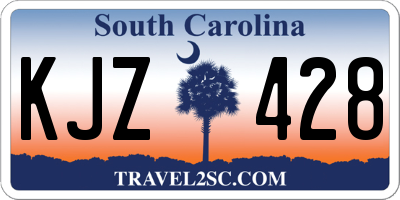 SC license plate KJZ428