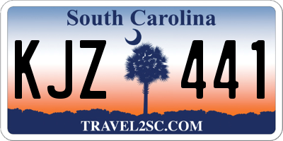 SC license plate KJZ441