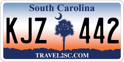 SC license plate KJZ442