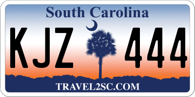 SC license plate KJZ444
