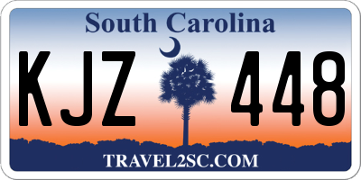 SC license plate KJZ448