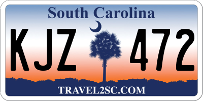 SC license plate KJZ472