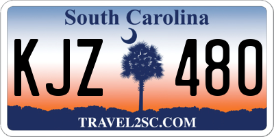 SC license plate KJZ480