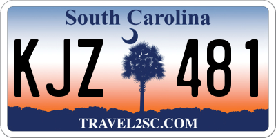 SC license plate KJZ481
