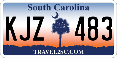 SC license plate KJZ483