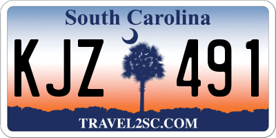SC license plate KJZ491