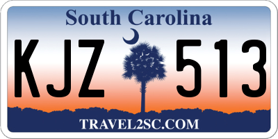 SC license plate KJZ513