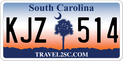 SC license plate KJZ514
