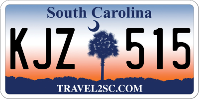 SC license plate KJZ515
