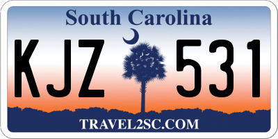 SC license plate KJZ531