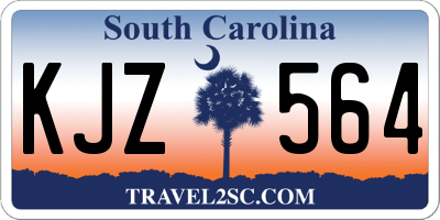 SC license plate KJZ564