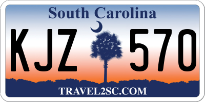 SC license plate KJZ570