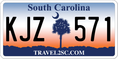 SC license plate KJZ571