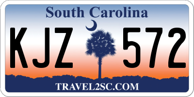 SC license plate KJZ572