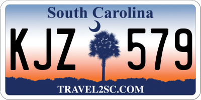 SC license plate KJZ579