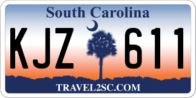 SC license plate KJZ611