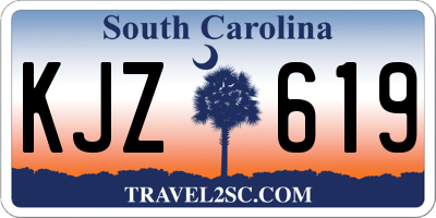 SC license plate KJZ619