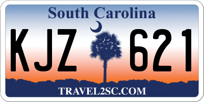 SC license plate KJZ621
