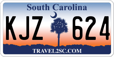 SC license plate KJZ624