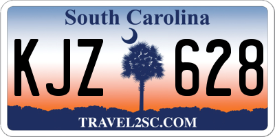 SC license plate KJZ628