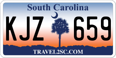 SC license plate KJZ659