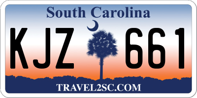 SC license plate KJZ661