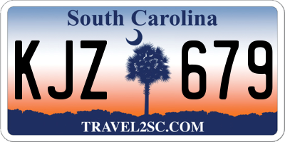 SC license plate KJZ679