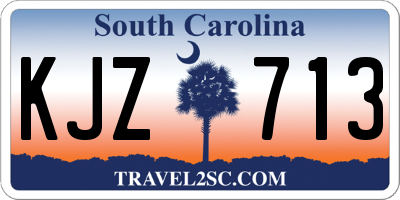 SC license plate KJZ713