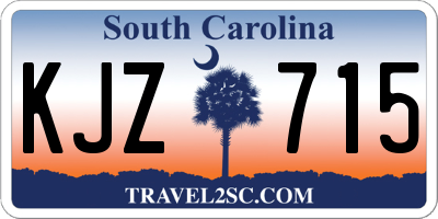 SC license plate KJZ715