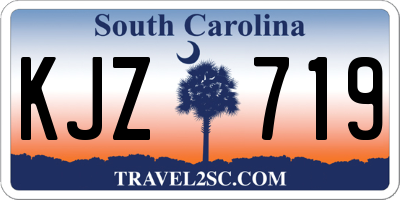 SC license plate KJZ719