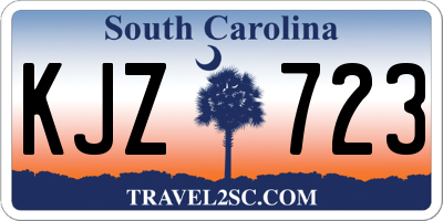 SC license plate KJZ723