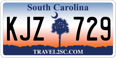SC license plate KJZ729