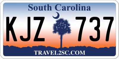 SC license plate KJZ737