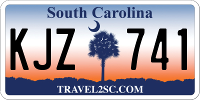 SC license plate KJZ741