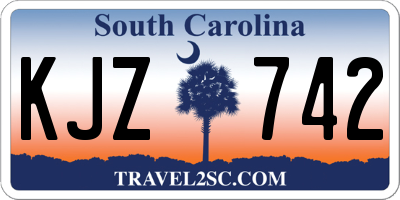 SC license plate KJZ742